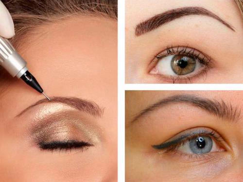 Чем отличается татуаж от растушевки бровей 06