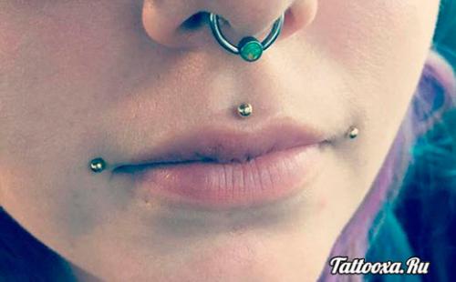 Больно ли прокалывать губу лабрет. Виды пирсинга губы