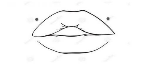 Пирсинг нижней губы кольцо. Виды