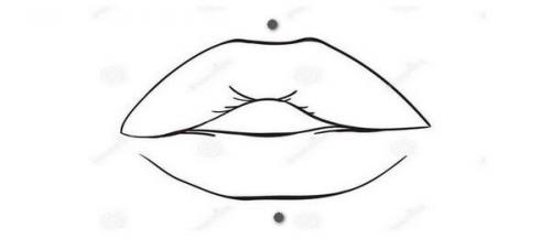 Пирсинг нижней губы кольцо. Виды