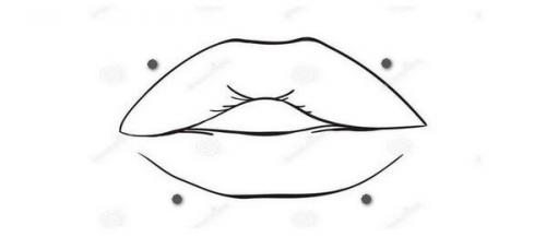 Пирсинг нижней губы кольцо. Виды