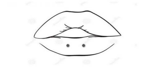 Пирсинг нижней губы кольцо. Виды