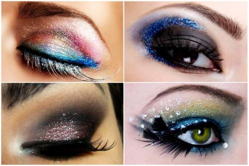 Глиттерные тени. Как пользоваться глиттерами