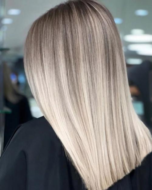 Мелирование каре на светлые волосы. Мелирование на удлиненное каре – фото до и после, популярные виды и техники 29 Мелирование каре на светлые волосы. Мелирование на удлиненное каре – фото до и после, популярные виды и техники 29