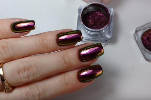 Какие техники нанесения гель-лака можно использовать для создания эффекта мерцания. Принцип работы: как правильно нанести втирку на гель-лак