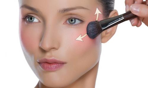 Как правильно наносить румяна на круглое лицо. Общая схема нанесения румян