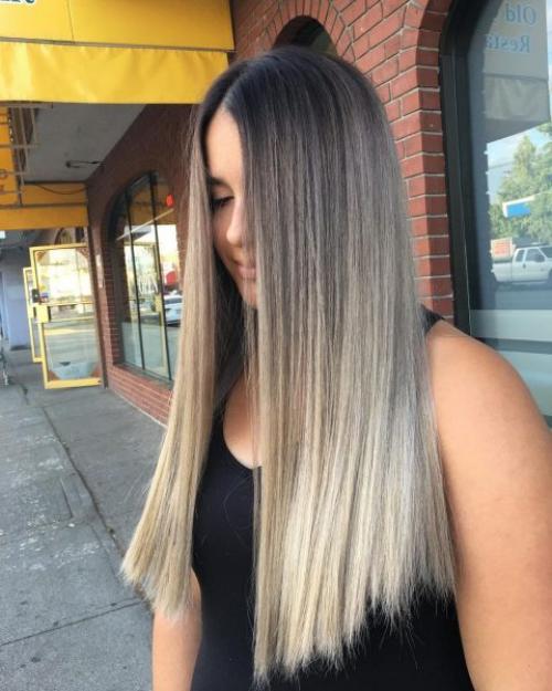 Смоки омбре нереально красивое окрашивание волос. Окрашивание омбре - 48 фото идей