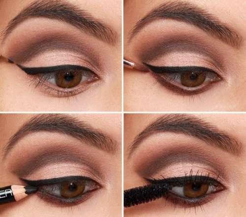 Как наносить тени на нижнее веко. Как правильно наносить тени