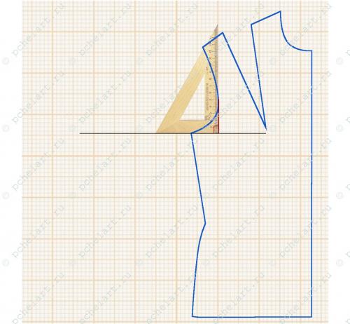 Втачной рукав. Построение выкройки рукава