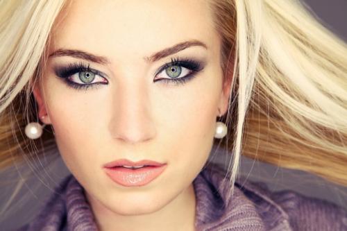 Макияж для блондинок с зелеными глазами. Макияж для глаз 04 Макияж для блондинок с зелеными глазами. Макияж для глаз 04