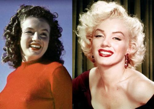 Метаморфозы во внешности Мэрлин Монро. 4 недостатка Мэрилин Монро, которые она умело скрывала от поклонников 09