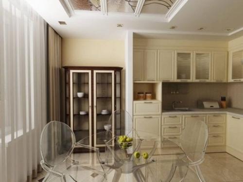 Кухня слоновая кость матовая. Дизайн интерьера кухни цвета слоновая кость