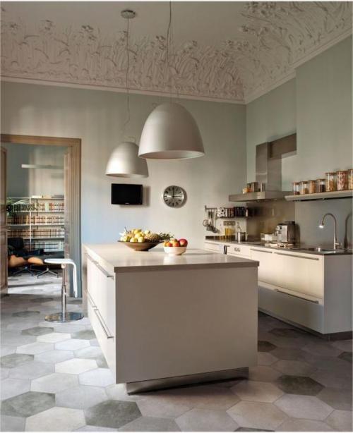 Кухня цвета айвори. Комбинация оттенков и цвета слоновой кости