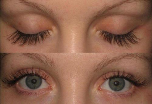 Наращивание ресниц самой себе пореснично. Эффект наращивания