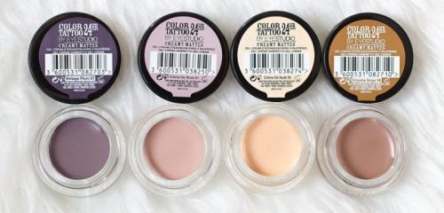 Какие цвета доступны в линейке Color Tattoo 24hr Longwear Cream Eyeshadow