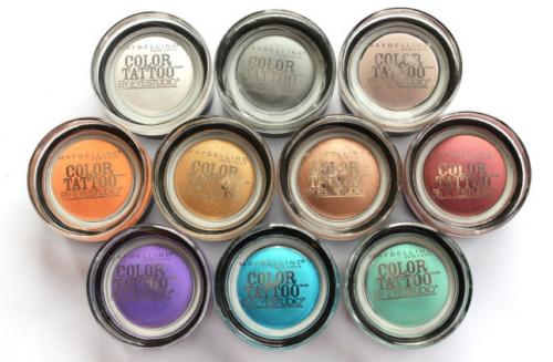 Список оттенков Maybelline Color Tattoo 24HR Creamy Mattes
