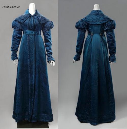 Какие другие знаменитые костюмы были созданы после синего платья брюнетки. Синий цвет в подлинных платьях XIX-начала XX веков.
