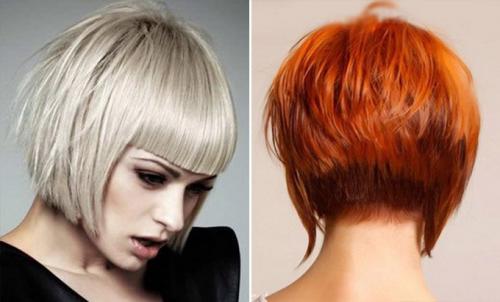 Градуированное каре на короткие, средние и длинные волосы