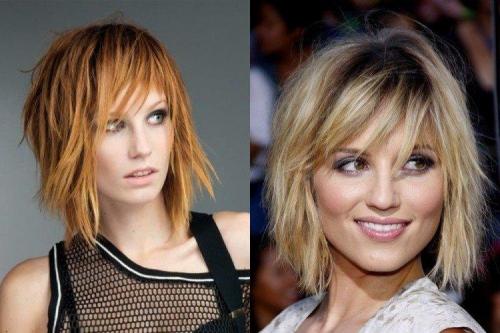 Градуированное каре на средние волосы: 12 идей стрижки (фото)