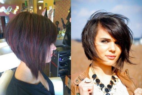 Градуированное каре на средние волосы: 12 идей стрижки (фото)