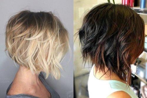 Градуированное каре на средние волосы: 12 идей стрижки (фото)