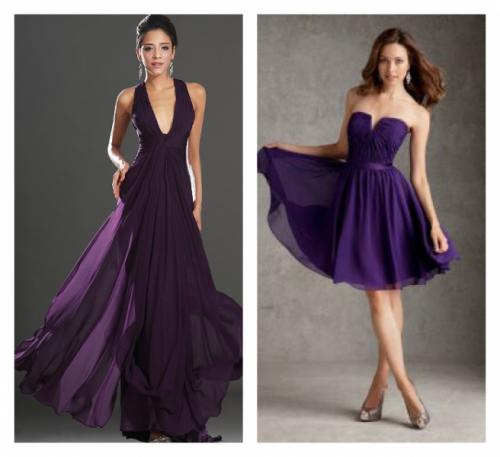 Макияж к фиолетовому платью для карих. Секреты удачного макияжа к фиолетовому платью 01