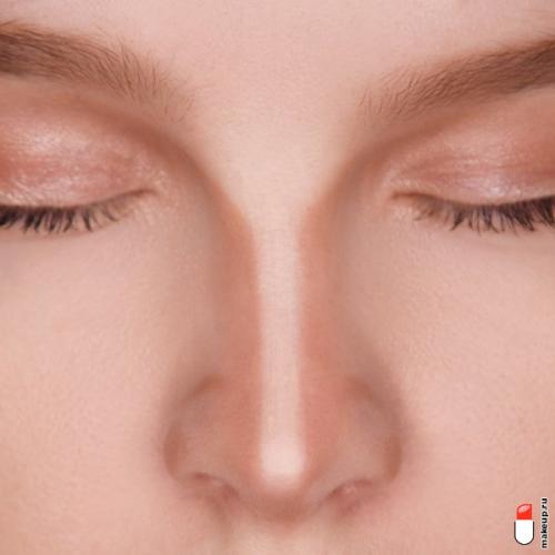 Какие приёмы макияжа помогают визуально уменьшить нос. Курсы моделирования: как сделать контуринг носа?