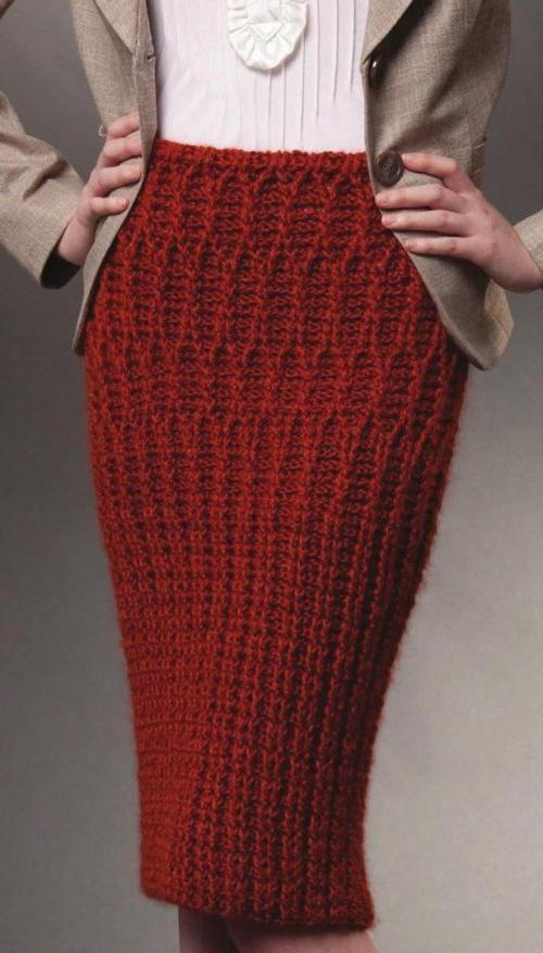 Белая блузка с красной юбкой. Образ с красной юбкой-карандаш