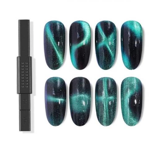 Секреты маникюра кошачий глаз 10D: как достичь идеального блеска на ногтях 07