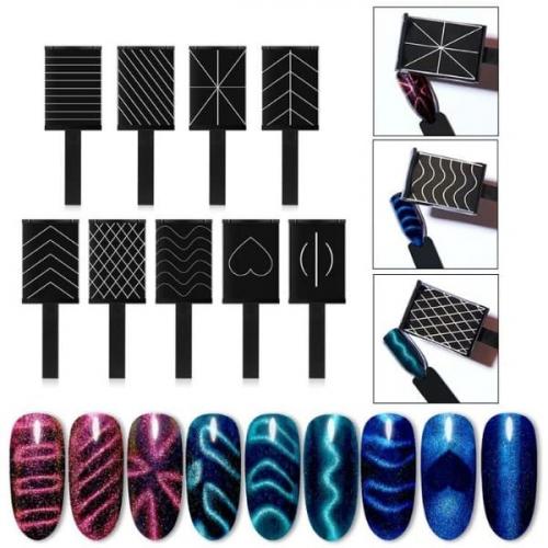 Секреты маникюра кошачий глаз 10D: как достичь идеального блеска на ногтях 09