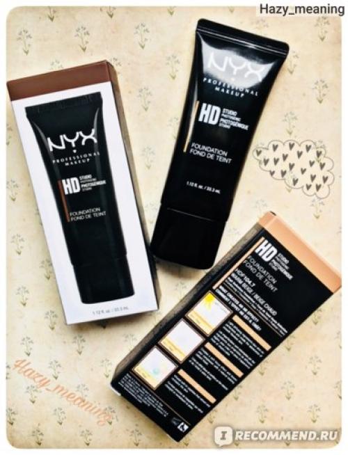 Как наносить NYX HD Foundation 6 для идеального покрытия. Основа для макияжа HD от NYX     Что это и с чем его едят?