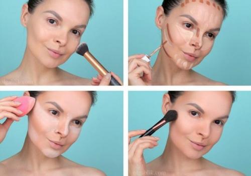 Чем отличается контуринг с помощью сухих продуктов от использования жидких средств. Необходимые косметические средства