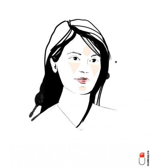 Какие оттенки и формы румян стоит избегать при коррекции круглого лица. Макияж для круглого лица: особенности