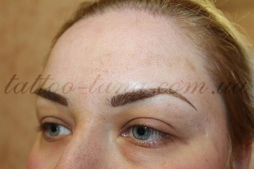 Перманентный макияж бровей. 01