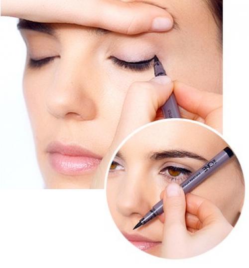 Мы наносим подводку правильно. 04