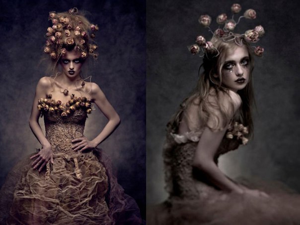 Перевоплощение девушек в готических кукол в необычной серии фотографий. 09 Перевоплощение девушек в готических кукол в необычной серии фотографий. 09