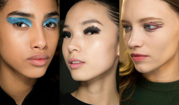 Пышные ресницы, монохромные тени, арт - стрелки, выбеленные брови - главные бьюти - тренды сезона осень - зима 2014-2015. 05