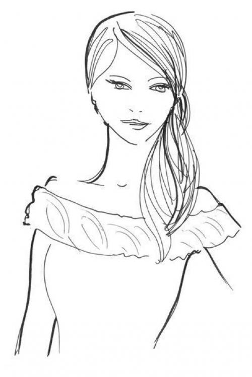 Как правильно сочетать прическу с вырезом на платье. 08