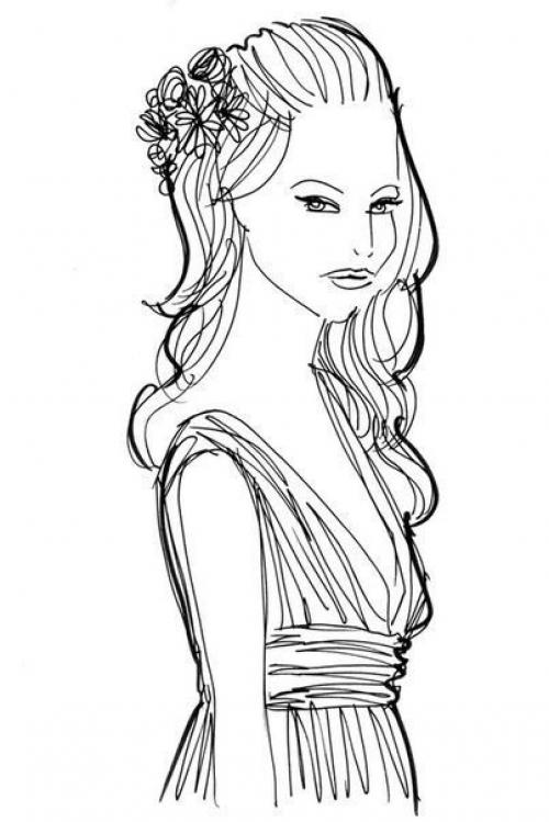 Как правильно сочетать прическу с вырезом на платье. 07