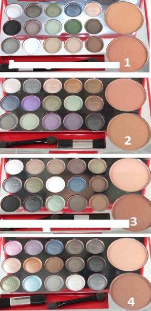 Pupa тени румяна Pupa Milano 2 Color Blusher 15 Colors Shadow. 01