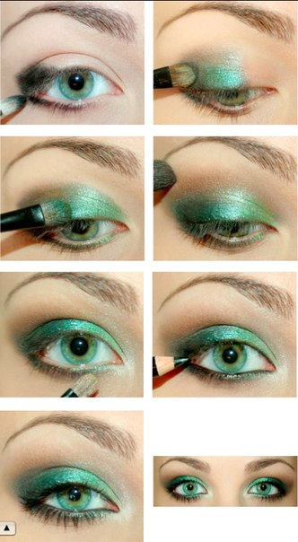 Features and options for smokey ice for green eyes