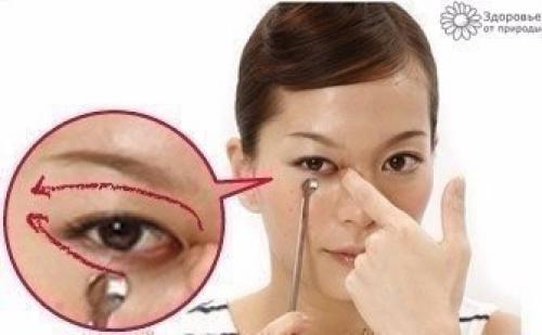 Ложечный массаж лица. 01