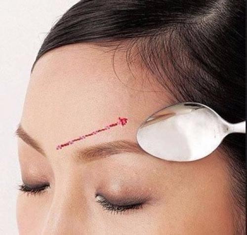 Ложечный массаж лица. 07