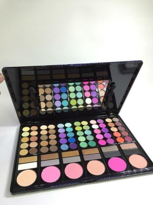 Профессиональная палетка теней, блесков и румян - 78 цветов МАС. 01