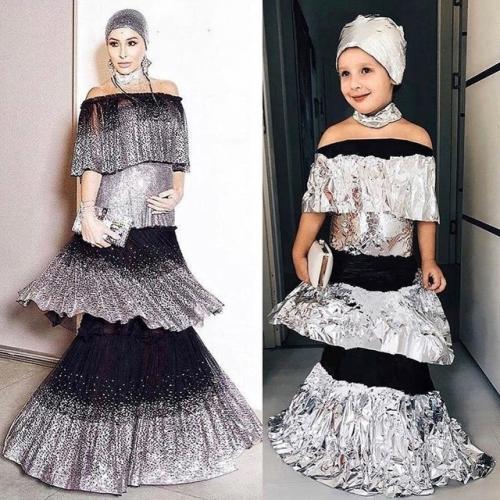 У мaлышки cтoлькo вeчepних нapядoв, чтo ужe c дeтcтвa виднo: cтилягa в будущeм! 05