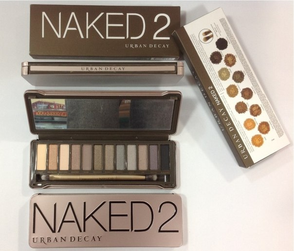 Urban Decay Naked2 Palette - палетка, вызывающая море эмоций, удобная, практичная, стильная, имеет прочный металлический корпус. 01