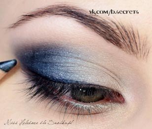 Макияж синими тенями. 07 Макияж синими тенями. 07