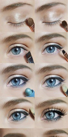 Макияж голубых глаз. 06 Макияж голубых глаз. 06