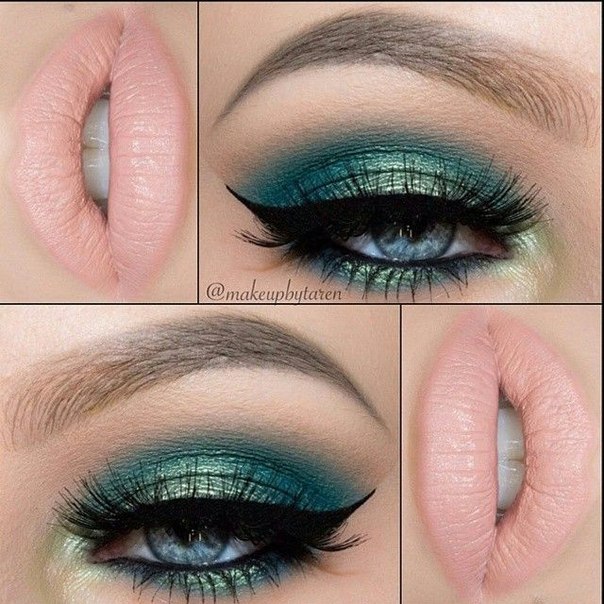 Какие оттенки выгодно подчеркнут цвет, красоту и яркость голубых и серо-голубые глаз. 03