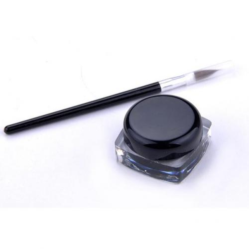 Профессиональные водонепроницаемые черный глаз лайнера подводка для глаз гель макияж косметической кисть. 04